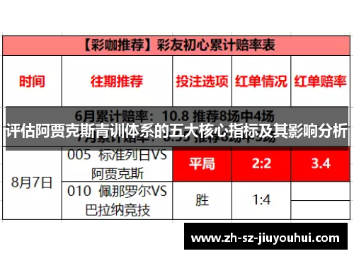 评估阿贾克斯青训体系的五大核心指标及其影响分析 评估阿贾克斯青训体系的五大核心指标及其影响分析