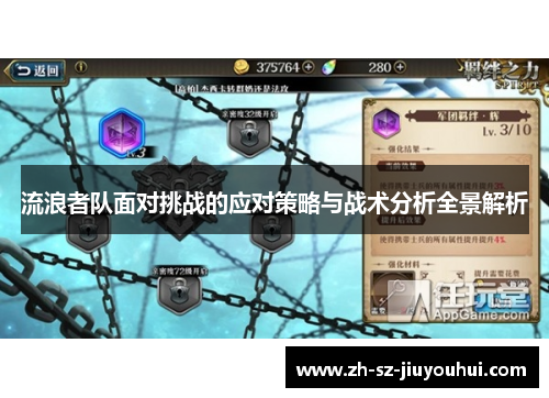 流浪者队面对挑战的应对策略与战术分析全景解析